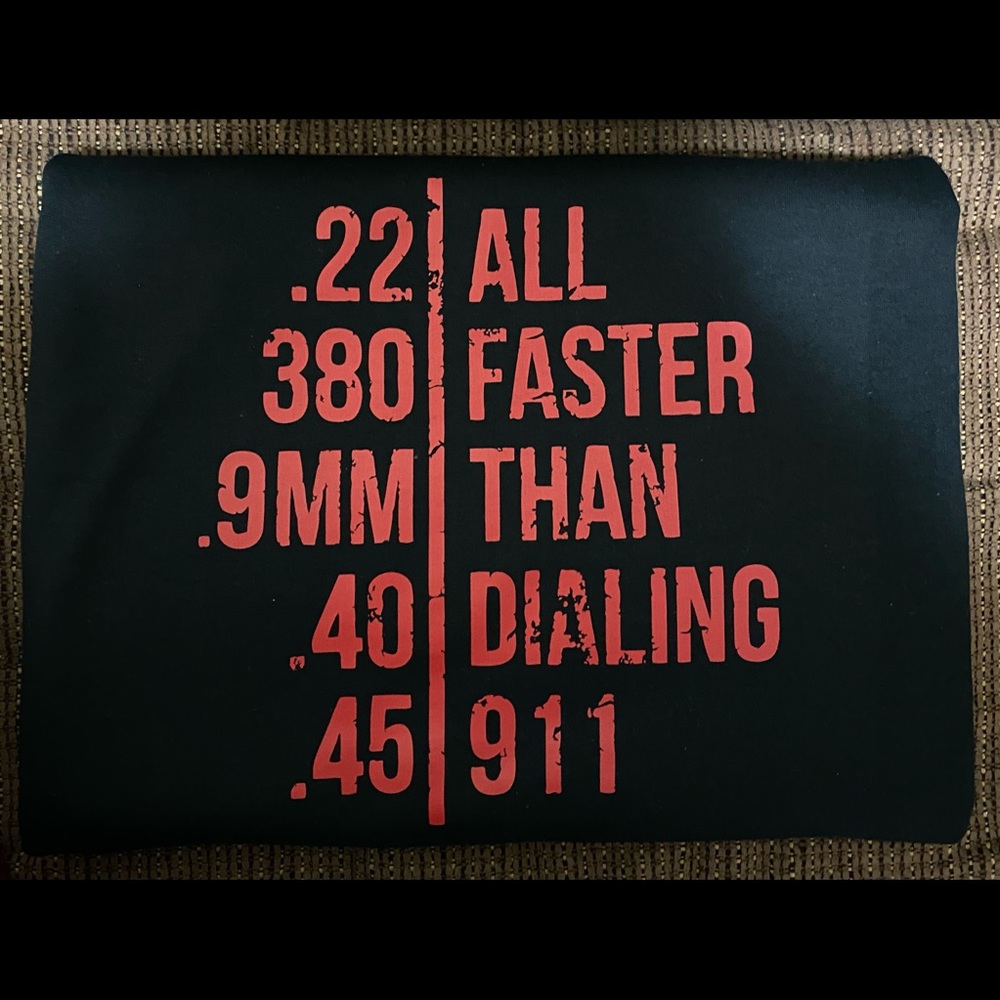 Black polyester thick blanket with red screen printed gun image